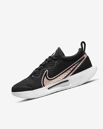 Nike Court Zoom Pro Negros Blancos Metal Rojos Marrom | MX 2769